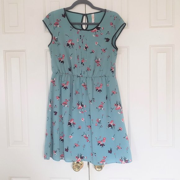 Xhilaration Robins Egg Blue Dress - Featured on TV! Size L - Picture 4 of 12